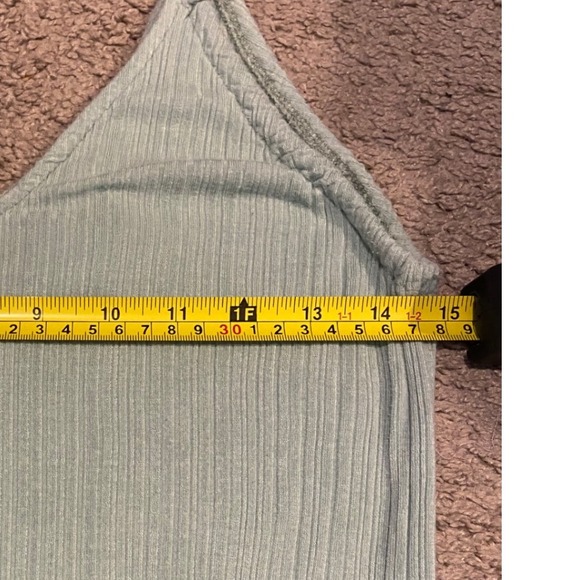 Rolla Coster Green Maxi Dress Tie Strap V Neck Casual Summer Dress - Picture 6 of 6